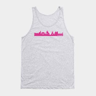 Erfurt skyline pink Tank Top